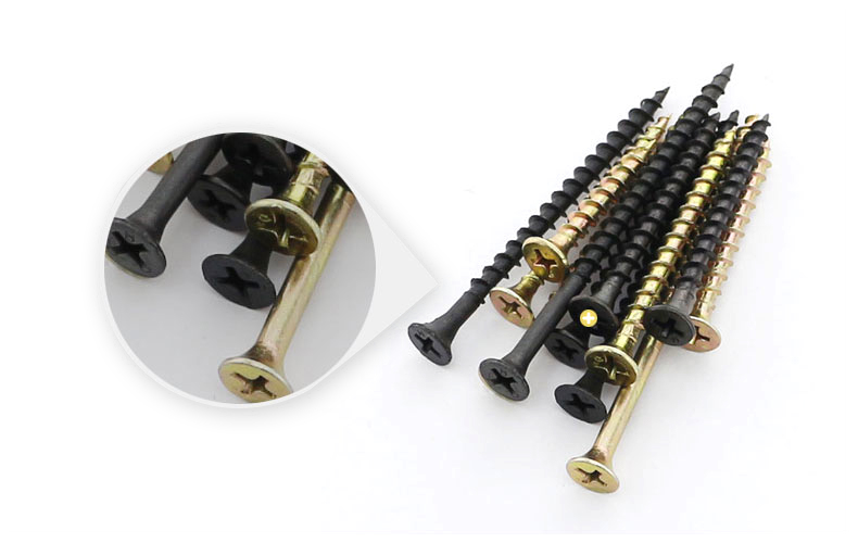 Customized Support ODM Black Phosphate Bugle Head Drywall Screws for Gypsum Board