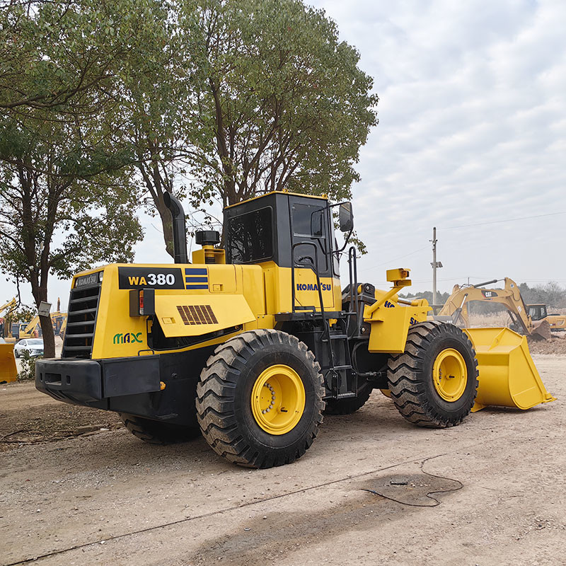 2nd Hand Front End Wheel 380 Komatsu Loader 16 Ton Hydraulic