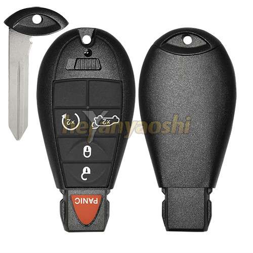  Chrysler 5Buttons Smart Key Shell with Emergency Key Insert Manufactures
