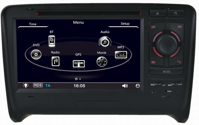 Ouchuangbo radio gps multimediastereo for Audi TT 2006-2014 with USB SD swc OCB-8795
