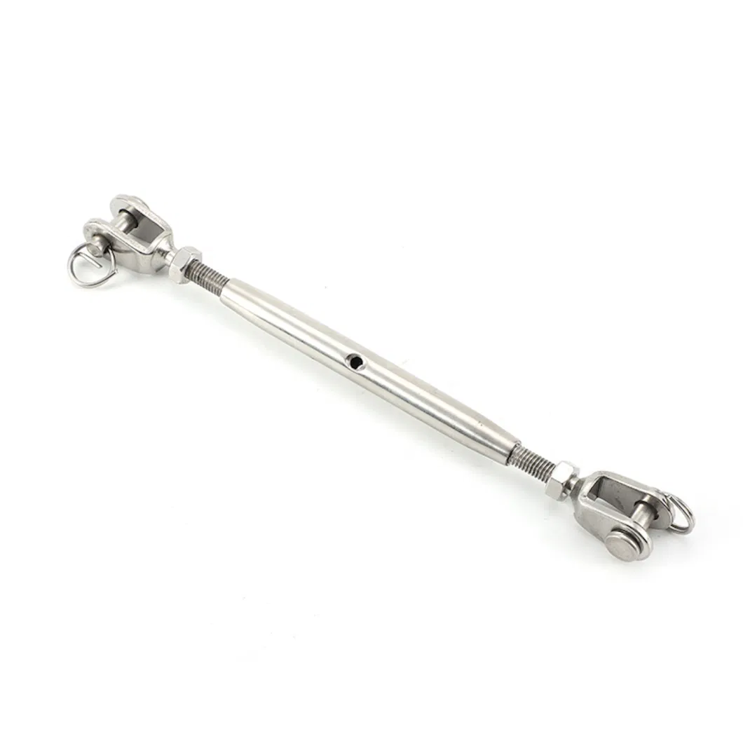 Stainless Steel Closed Body Turnbuckle Adjustable Tensioner U. S Type Drop Forged Turnbuckle Jaw&Jaw for Riggings