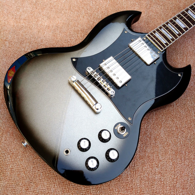 Custom shop metal color SG tonic electric guitar guitar musical instruments mahogany body neck