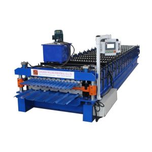 Metal Building PPGI PLC Delta Ibr Roll Forming Machine