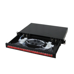 Drawer Type Fiber Optic Terminal Box Optical Patch Panel SC LC FC Adapter