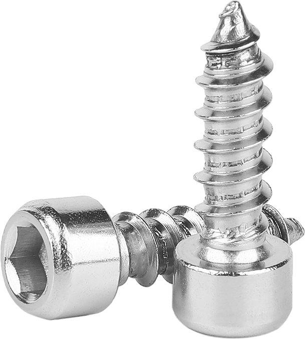 Customized Accurate Stainless Steel Round Head Internal Hexagonal Flat Tail Self-tapping Micro Screws