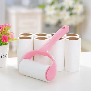 Cloth Disposable Sticky Lint Roller with Handle