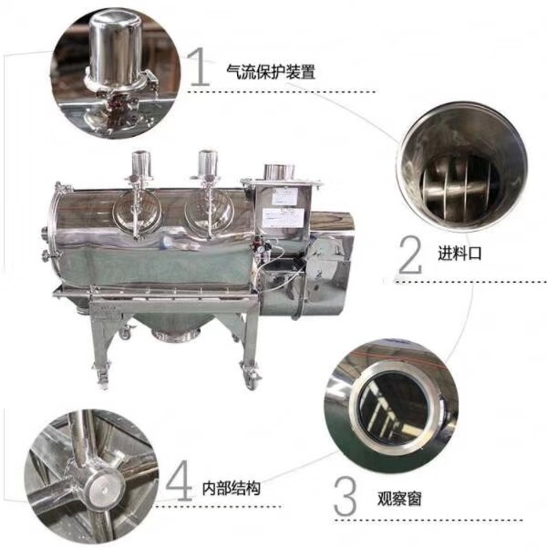 Good Quality single layer linear vibrating screen multi-layer grading machine