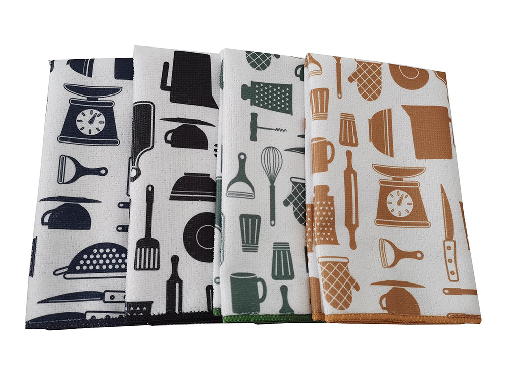 Coffee Bar Microfiber Dish Towel For Dishes Tea Towel