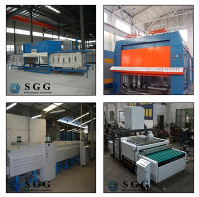 customized size thermal bending glass