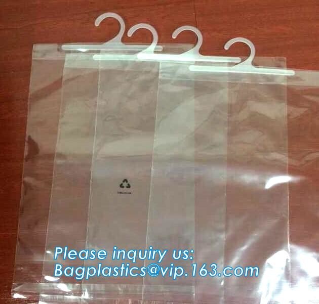 hanger bag with zip lock on the top,Frosted Zip lockk bag EVA PVC hanger bag for clothes, EVA frost drawstring bag, Froste