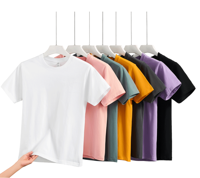Thick Print 220 Gsm Blank Custom Bland Blank White T Shirts Bulk Casual Daily Life Occasion