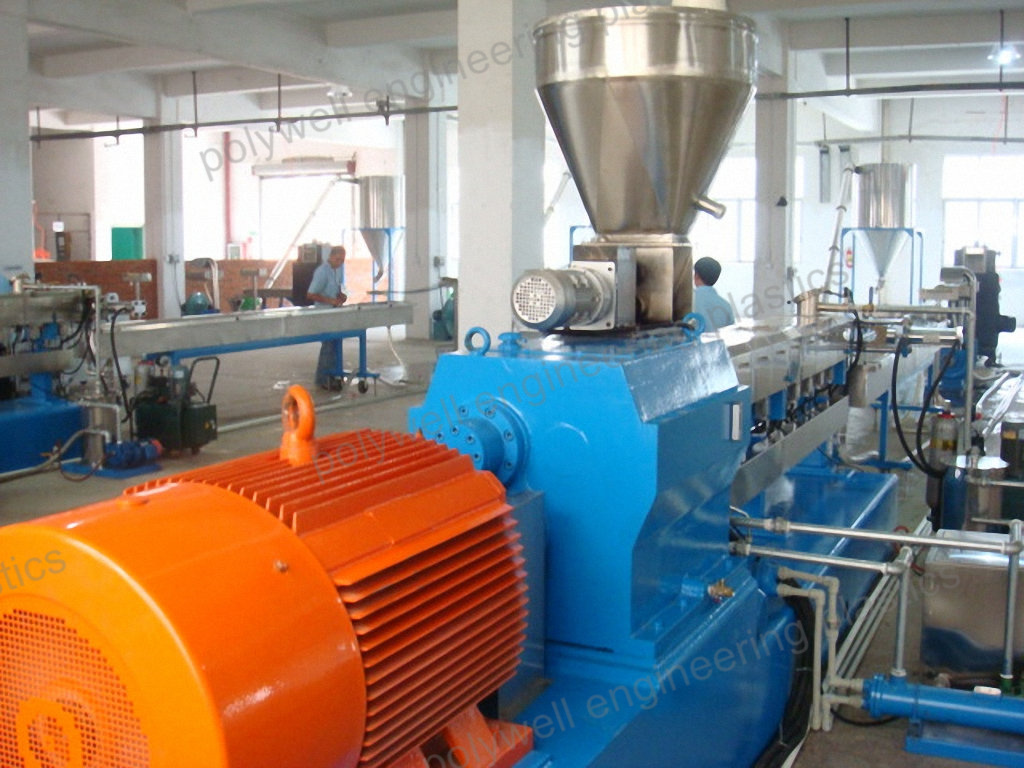 PA Parallel Twin Screw Plastic Granulator PA Modification Machine