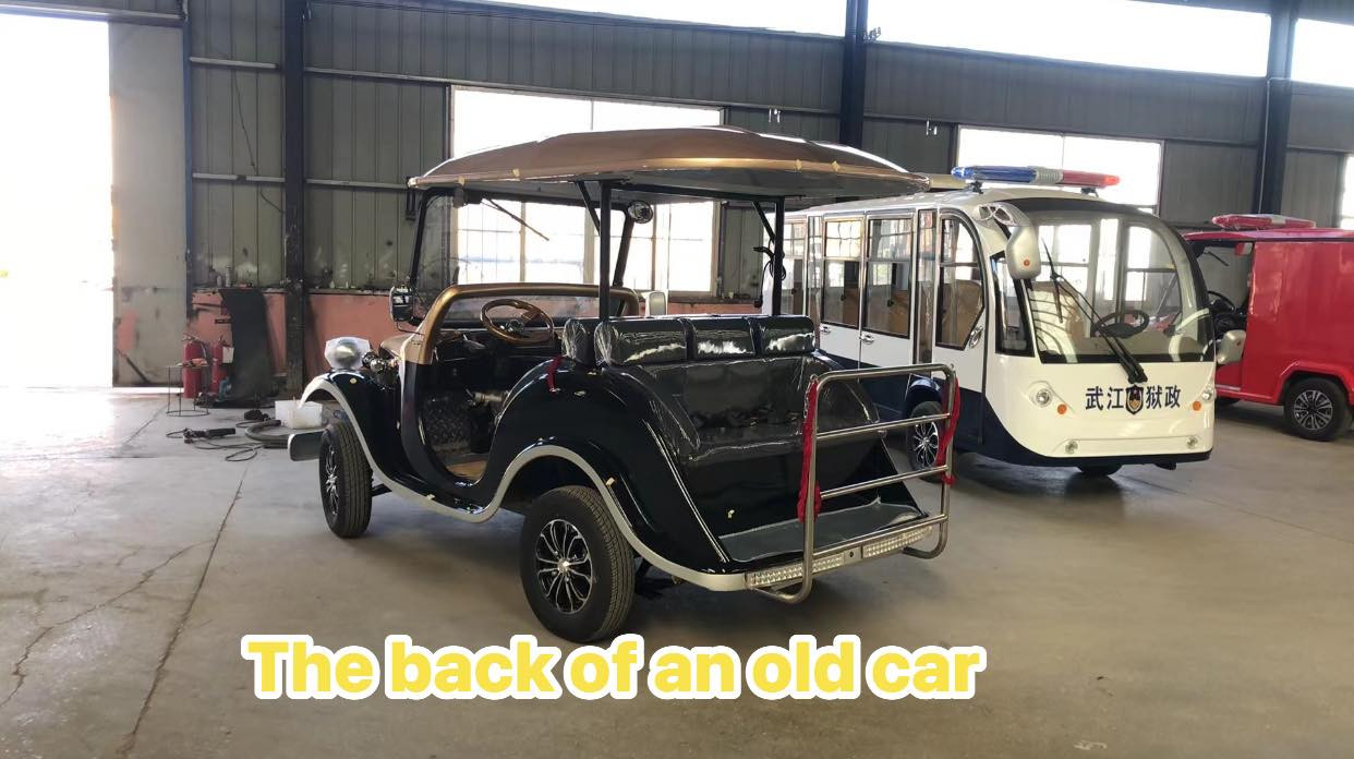 5 Seats 5Kw Electric Mini Classic Vintage Car Golf Cart Street Legal Antique Luxury For Adults