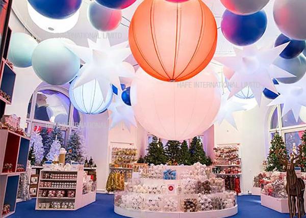 1.6m Inflatable Lighting Decoration 240w , Led Hanging Outdoor Christmas Snow