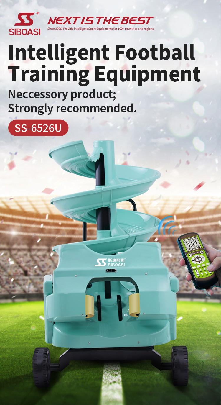 S6526U Automatic Football Throwing Machine Remote Control For Training