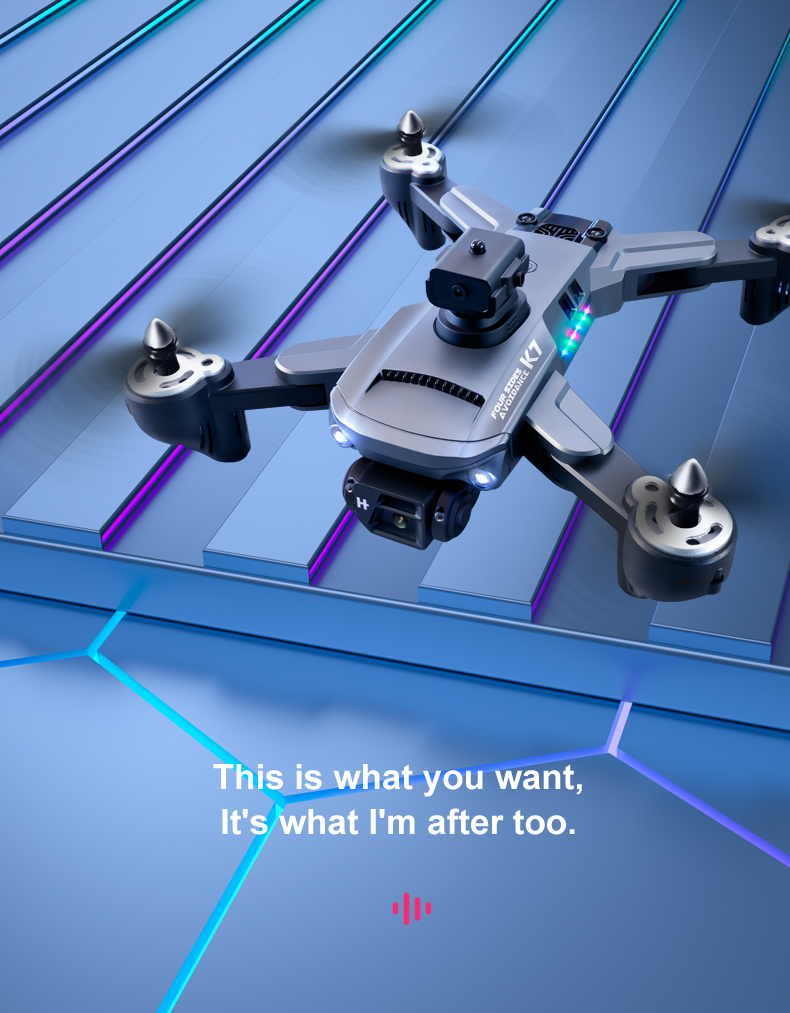 Smart GPS Optical Flow Quadcopter Drone with Obstacle Avoidance and Image Transmission Distance of 200M