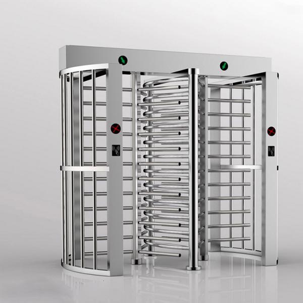Dual Lane Security Gate Turnstile 304 Stainless Steel Mild Steel Painting