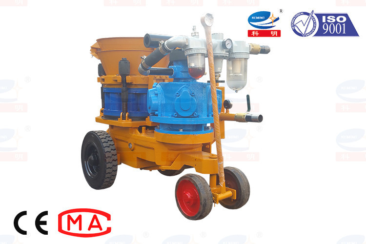 High Efficiency Small Pneumatic Shotcrete Machine Convenient Operation