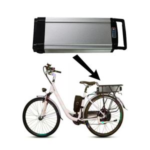 Portable 48v Battery Pack For Ebike Rear Rack Battery Rear Mounted Lithium
