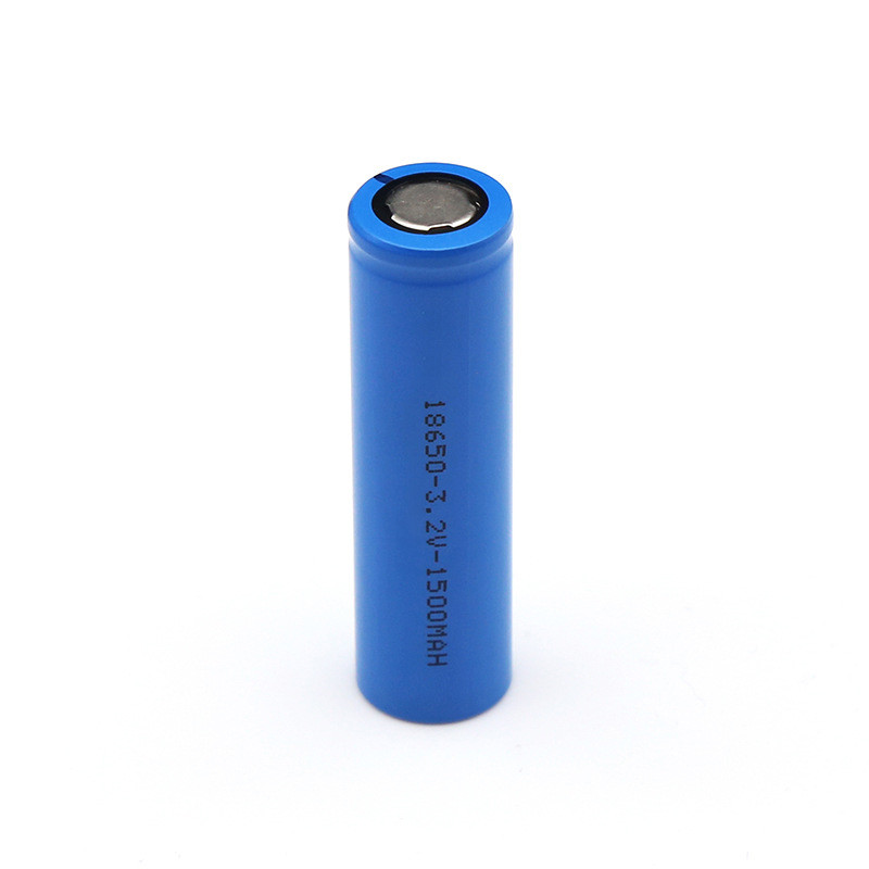 Blue 18650 Lifepo4 Cells , 1500mAh 3.2 V Lifepo4 Cell For Instruments And Apparatusm