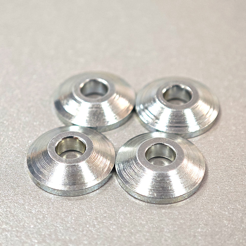 High Reliability and Durability Black Zinc Plated Carbon Steel Metal Conical Washers
