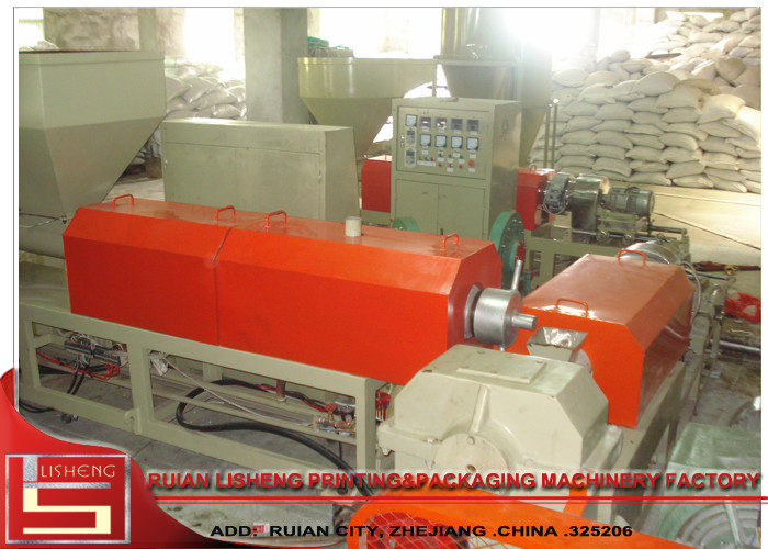 plastic film recycling machine For Extruder , High efficiency Plastic Pellet making machine