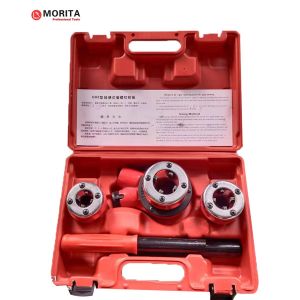Ratchet pipe threading tools kit 1/2-1 malleable cast iron ratchet for threading gas pipe or galvanized iron pipes