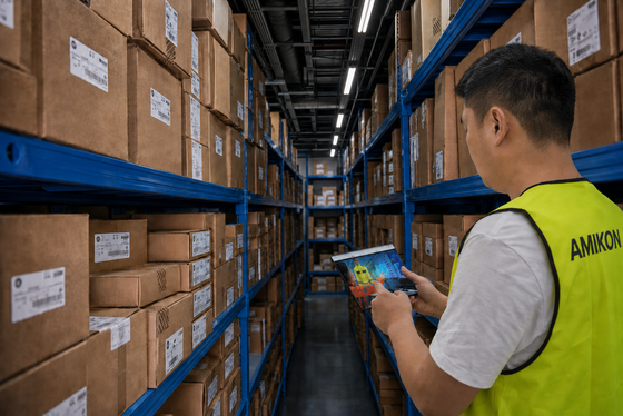 Amikon warehouse inventory coordination