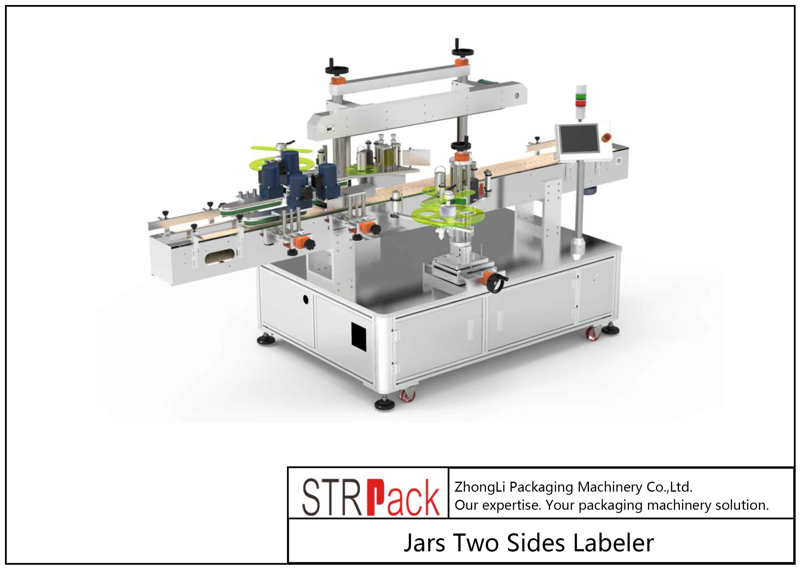 High Speed Automatic Bottle Labeling Machine With High Accuracy