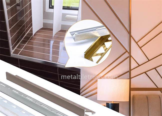 12mm Aluminium Straight Edge Tile Trim With Anodizing Polishing Surface Finish
