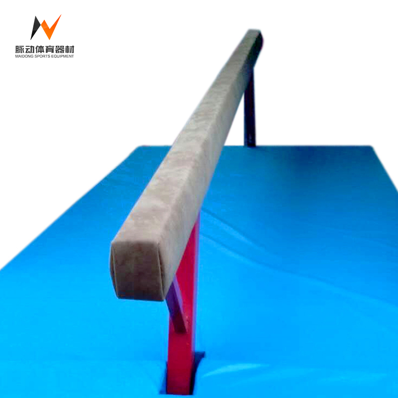 Gymnastics Gym Exercise Equipment Balance Beam And Mat For Home 400*10*80-120cm