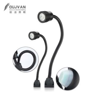  Waterproof LED Gooseneck Work Light AC 220V Easy Installation For CNC Machine Manufactures