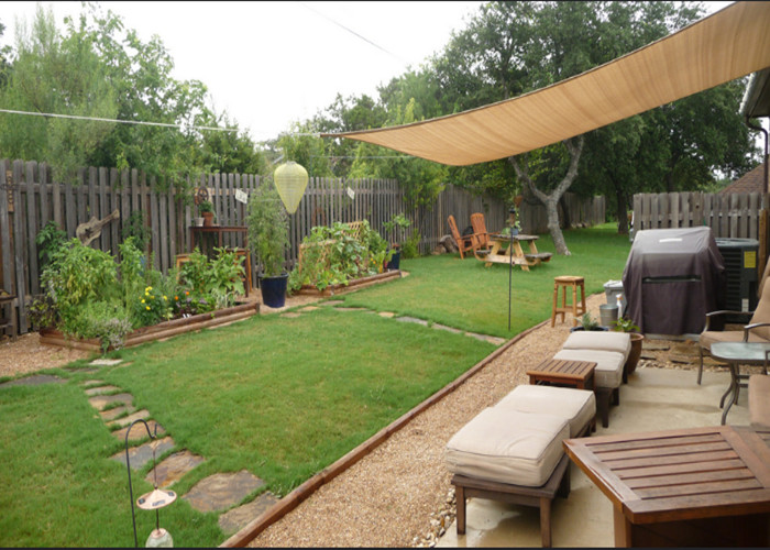 Reinforced Webbing Patio Shade Cover , UV Protection Sand Garden Shade Cloth