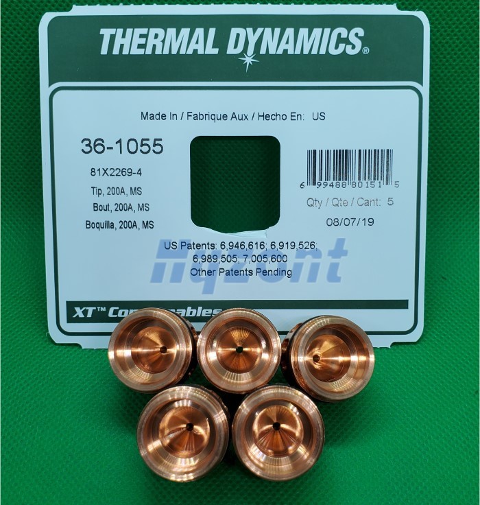 36-1055 200A Thermal Dynamics Plasma Cutter Tips Parts