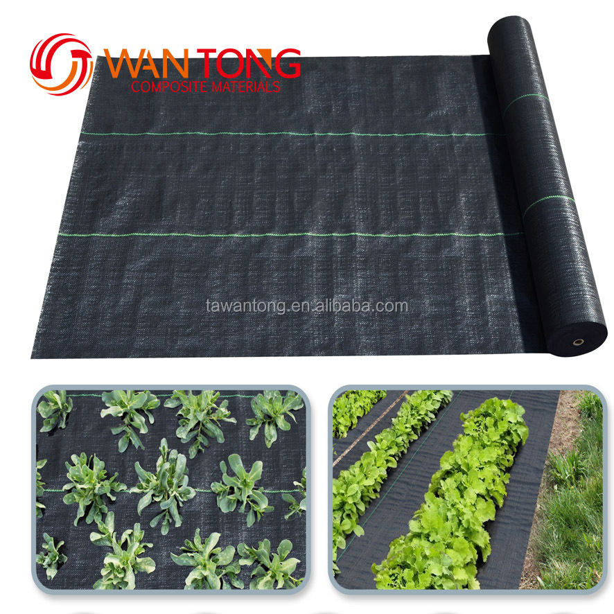 Durable Ground Cover Silt Fence Black Fabric for Farm Orchard Garden Weed Control