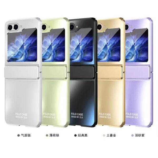 Samsung Zflip5 Foldable Screen Luxury Phone Cases Shockproof Electroplate PC