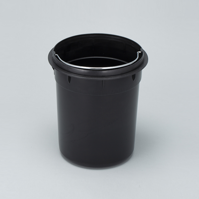 Household Round Structure Standing 3L 5L 8L 12L 20L 30L Stainless Steel Waste Bins with Bamboo Surface Treatment