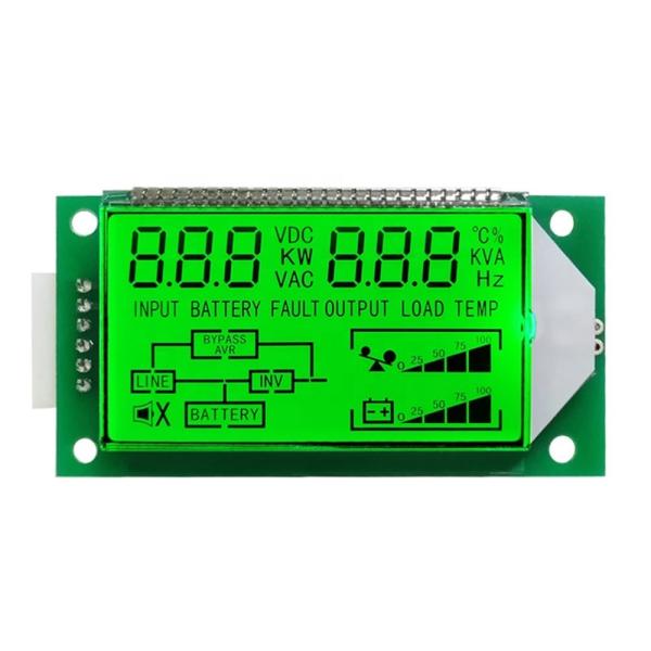 Quality 69.48 x 36.00 x 8.60 mm Module Size Custom Inverter LCD TN 7-Segment LCD Display with HT1621 Drive IC and Removable Design for sale