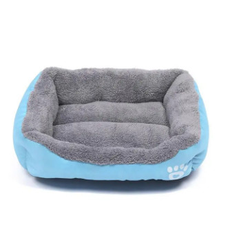 Polyester Pet Crate Bed Sofa Solid Plush Dog Bed