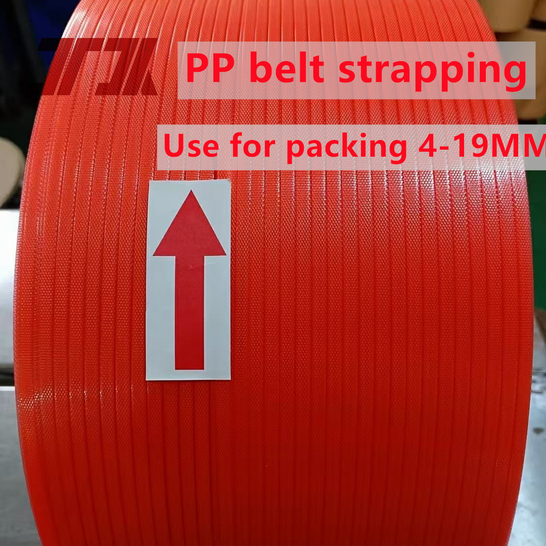 White Red Color Customized Pp Strapping 5-19mm PP Polypropylene Packing Belt