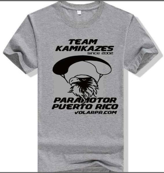 Print your logo Short Sleeve T shirt Paragliding paramotor uniform cheap price