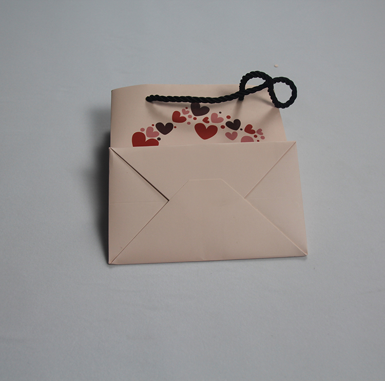 Wholesale custom print your own logo paper shopping bags with handle