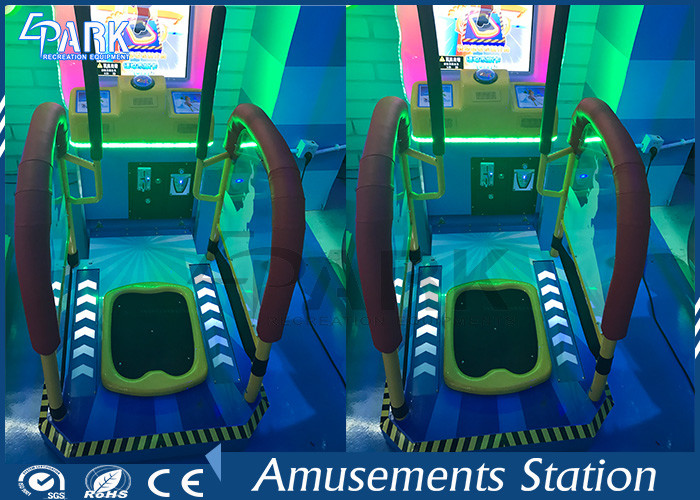 HD LCD Coin Operated Arcade Machines Single Player Ski Simulator Game For Commercial Mall
