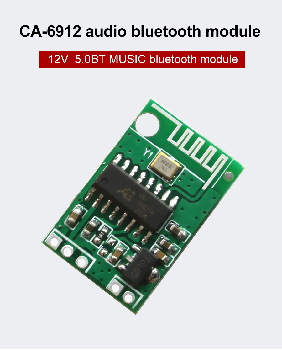 12V DC Power Amplifier Module Board 23*15MM Private Mold NO Bluetooth 5.1 Speaker