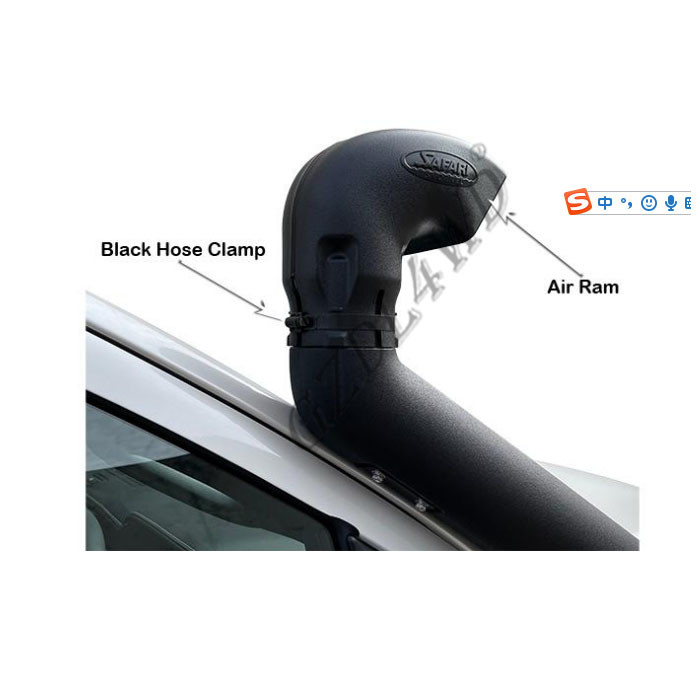 LLDPE Snorkel Kit For D-Max 2021 RG01 TFR/S MY21 MU-X RJ01 UCR/S MY22