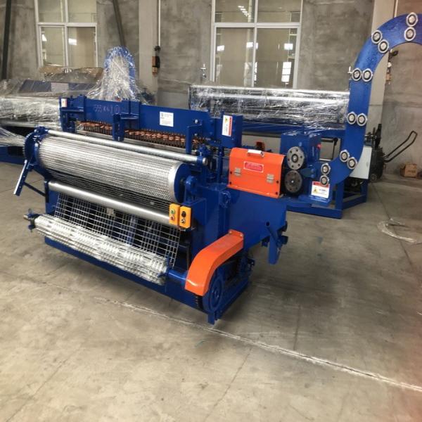 Thom Shaft 100times/Min Iron Net Making Machine , Anticracking Automatic Welding