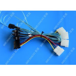 Internal Mini SAS SFF-8643 Host To 4 SAS 29 Pin SFF-8482 Hard Disk Fanout Data