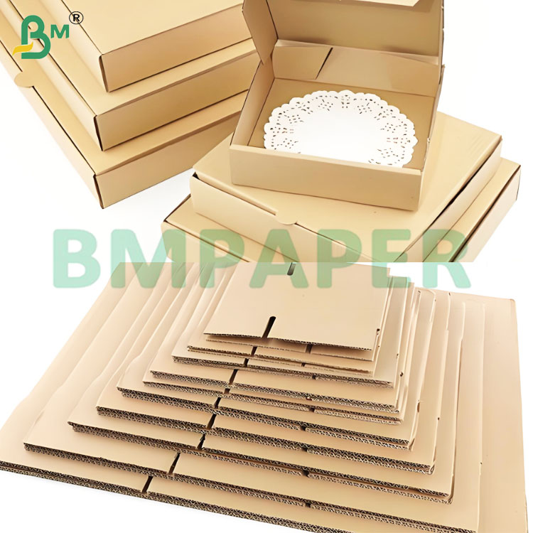 2mm Uncoated Corrugated Paper Board 800*1000mm for Packaging