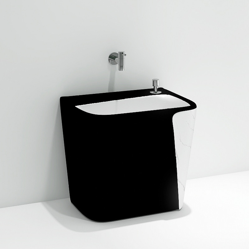 rectangular Ceramic Mop Sink Blue Black Pink Light Grey Green color