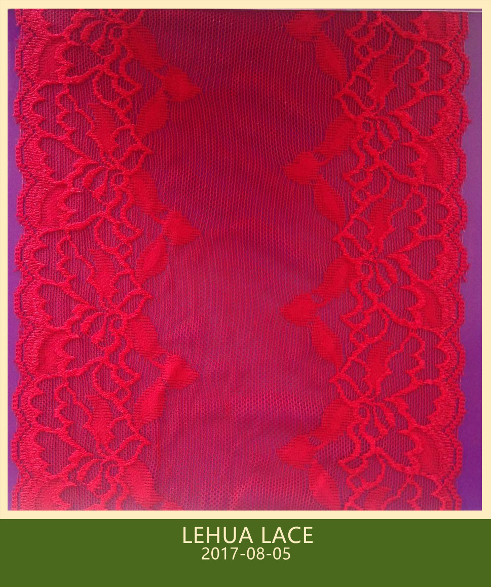 Hot Selling and nice quality Nylon Spandex Stretchy Brazil Lace from China